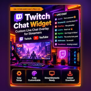 Twitch chat widget