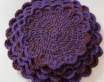 Colourful Flower Pan Protector Crochet Pattern
