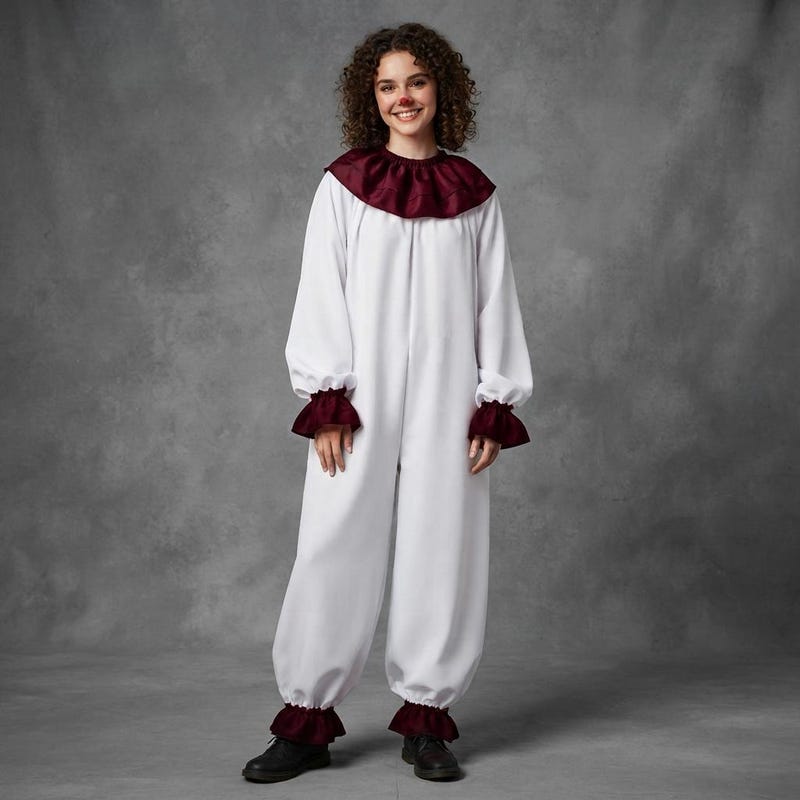 Baggy White Clown Suit - Etsy