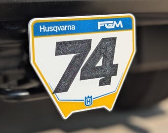 Capa de engate personalizada para placa de motocross: Acessório para motocross