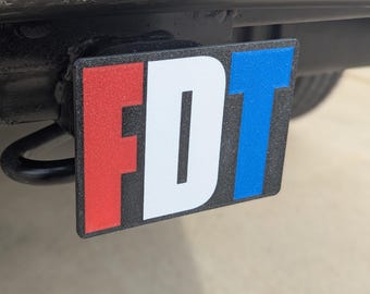 Capa de engate de reboque FDT (Foda-se Donald Trump) (2" e 1,25")