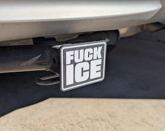 Capa para engate de reboque FUCK ICE (2" e 1,25")