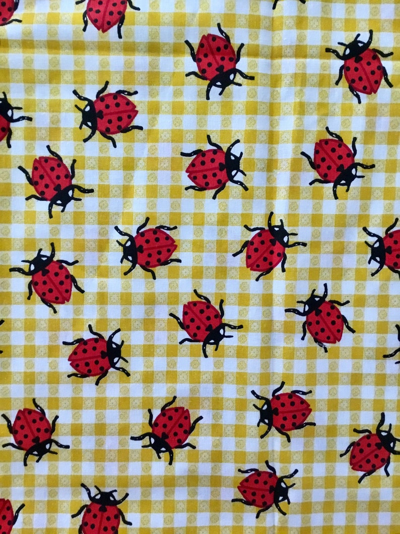 2 Yards 23\u201d Ladybug Fabric Jaftex Corp.