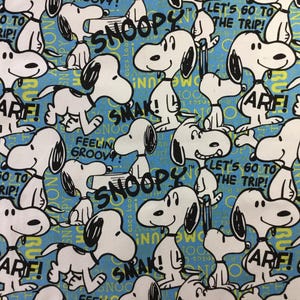 1 Yard - Snoopy Fabric - Heavyweight