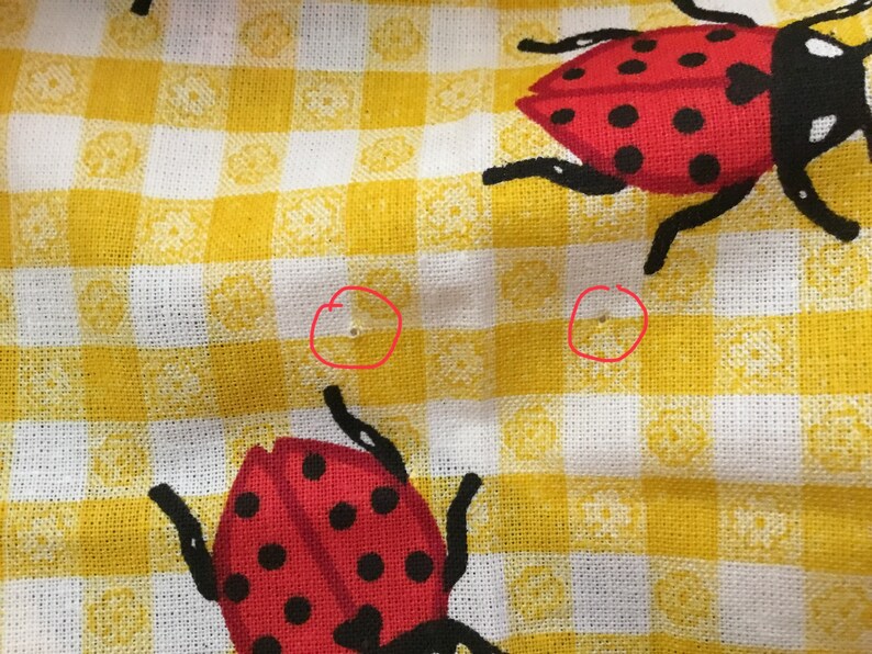 2 Yards 23\u201d Ladybug Fabric Jaftex Corp.