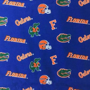 2 Yards 35” - Florida Gators Football Fabric - Sykel Ent. Division of Fabrique Innovations