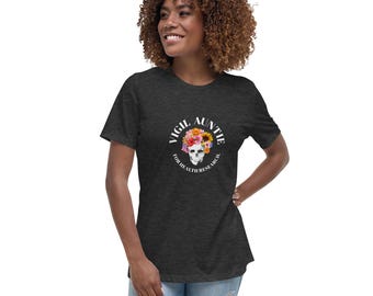 Vigil Auntie t-shirt (dark background)