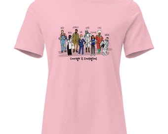 Women's Courage is Contagious Relaxed T-Shirt