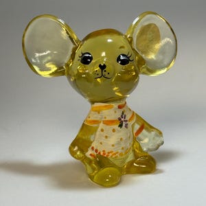 Fenton Glass Mouse - Etsy