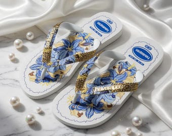 Designed havaianas flip flop - Rhinstone Crystal style (Free shipping)