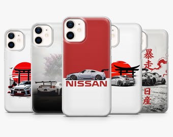 GTR R35 Phone Case JDM Japanese Car Cover for iPhone 17Pro, 16, 15, 14, 13, 12, 11, Samsung S26, S25, S24, S23Fe, A16, A56, Pixel 10, 9Pro