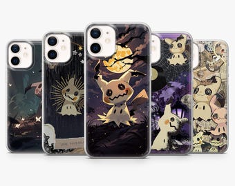 Mimikyu Phone Case Disguise Pokemon Cover for iPhone 17Pro, 16, 15, 14, 13, 12, Samsung 11, S26, S25, S24, S23Fe, A16, A56, Pixel 10, 9Pro