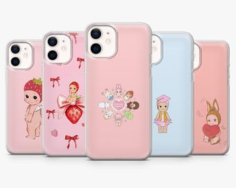 Sonny Angel Phone Case Cute Boy Animation Cover for iPhone 17Pro, 16, 15, 14, 13, 12, Samsung S26, S25, S24, S23Fe, A16, A56, Pixel 10, 9Pro
