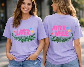 Más tarde Gator PNG, Después mientras Cocodrilo PNG, Florida Gators populares PNG, Respeta a los locales, Camiseta con frase de cocodrilo PNG, Boutique PNG