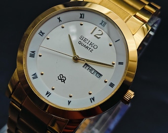 Vintage Seiko Twin Quartz 9441 5000 TGHA CASE Męski zegarek