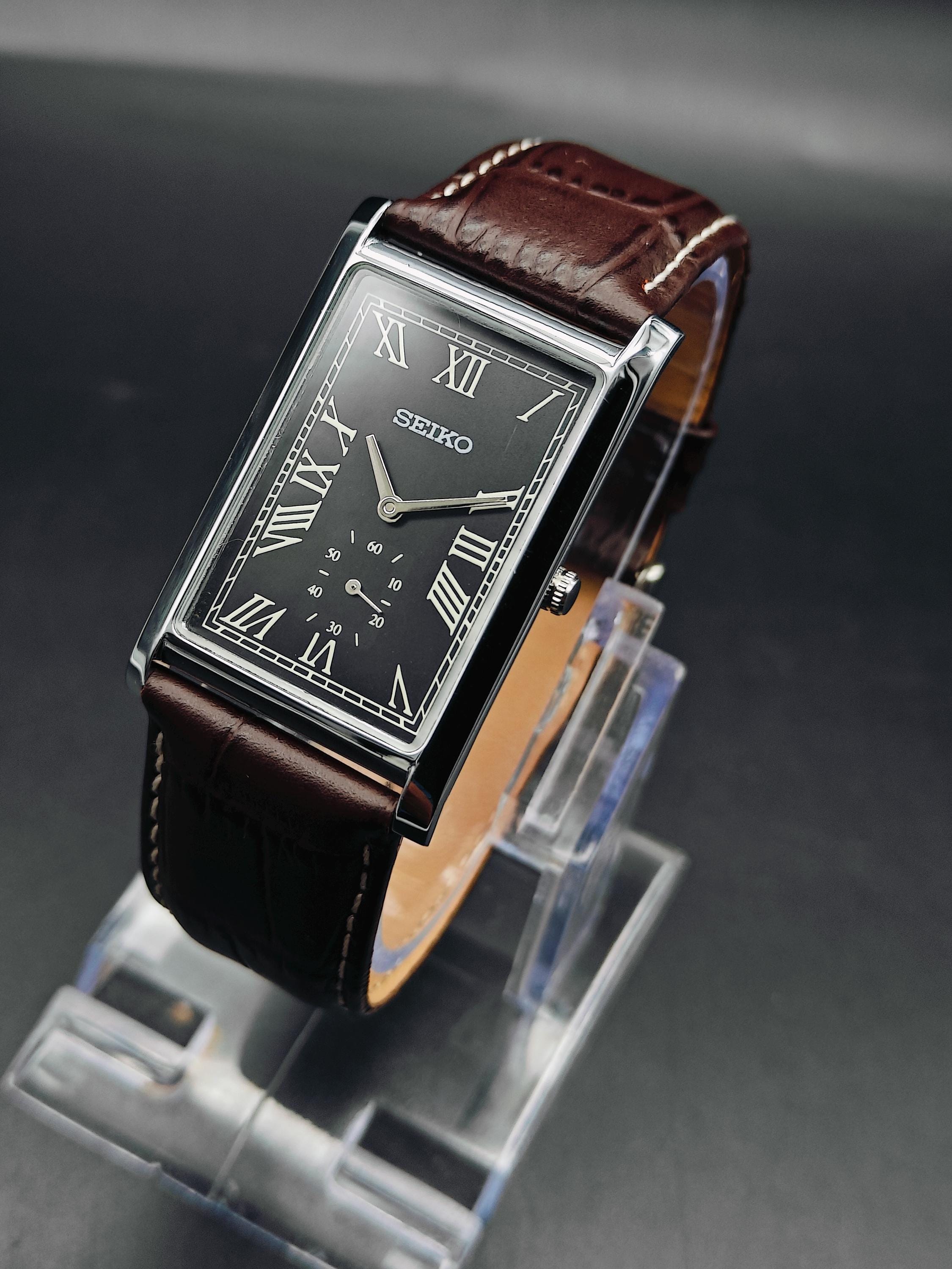 Seiko square watch men - Etsy 日本