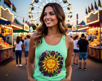 Camisole à dos nageur Sun & Flowers