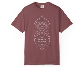 T-shirt se prélassant au sceau de lumière