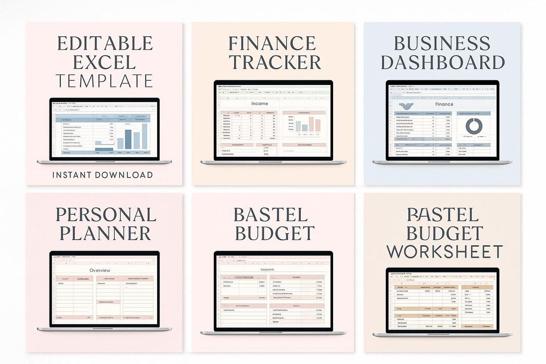 Business Expense Tracker Excel Template Automated Budget Sheet Editable ...