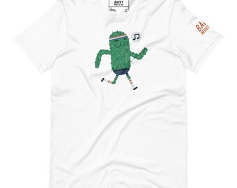 Visslande Barry T-shirt | Söt kaktusskjorta från Barry behöver en kram | Barnboksmerchandise
