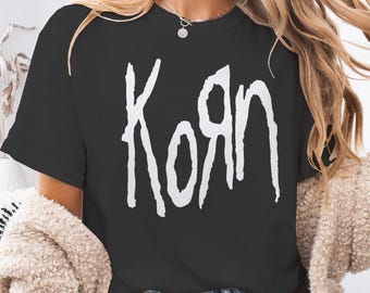 Comfort Colors Korn Rock Tee - Retro Graphic, Unisex Sizes