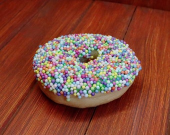 Sprinkle DONUT HEADBAND or PROP | Adult and kid's Fake Food Costume | Kawaii Pastry Hair Accessory