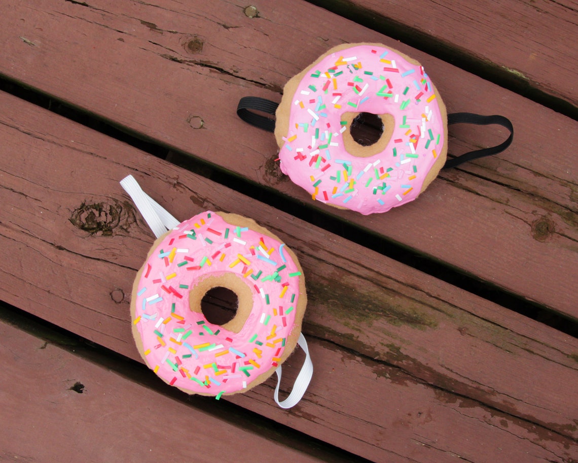 Pink Sprinkle BIG DONUT HEADBAND Adult and kid's Fake Etsy