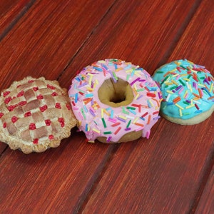 Bakery HEADBAND Fake Food Donut Cherry Pie and Cookie Bun Costume Kawaii Cosplay Hair Accessory image 1