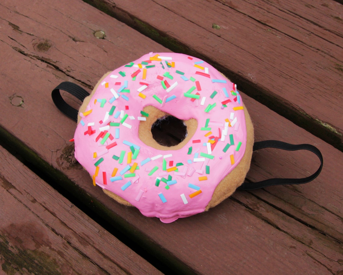 Pink Sprinkle BIG DONUT HEADBAND Adult and kid's Fake Etsy