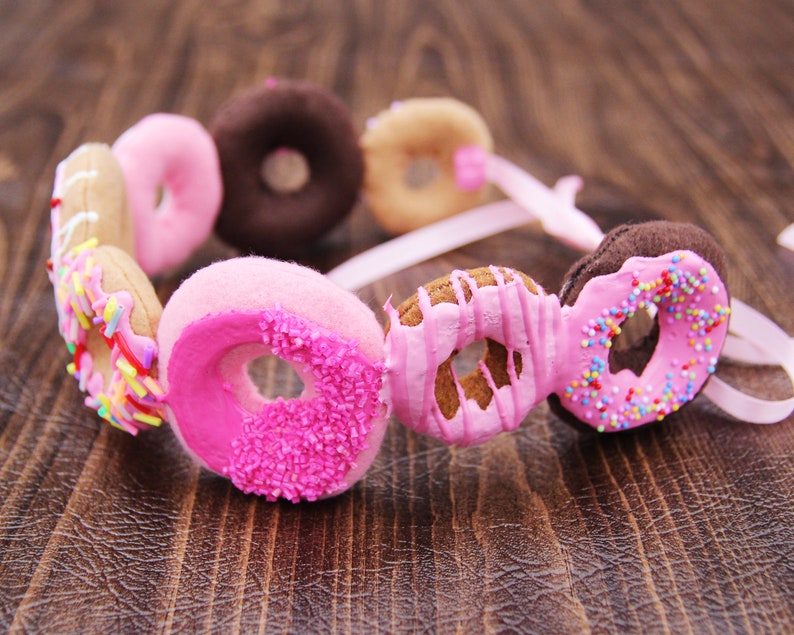 Pink Sprinkle DONUT CROWN Fake Food Halloween Costume Etsy