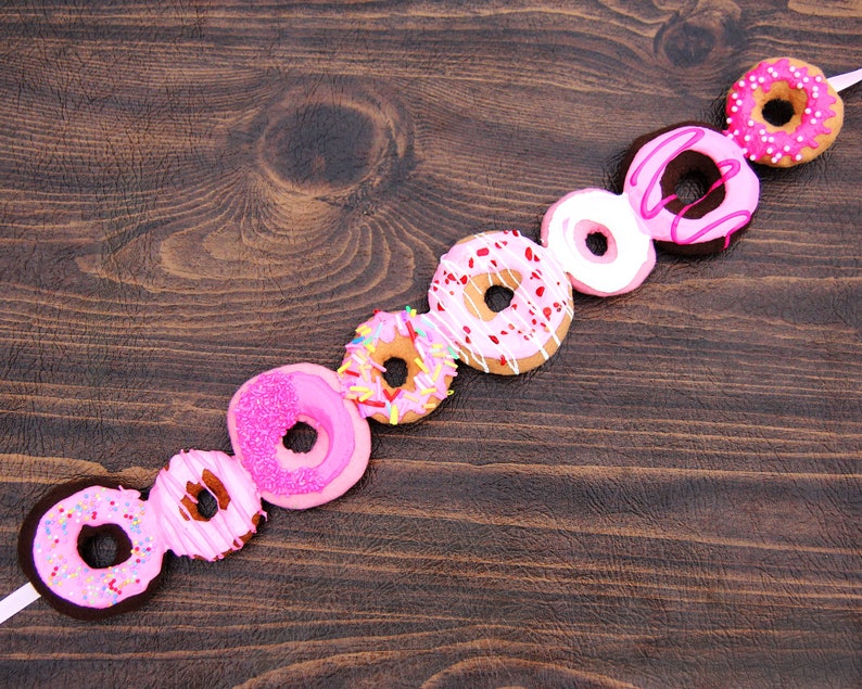 Pink Sprinkle DONUT CROWN Fake Food Halloween Costume Etsy
