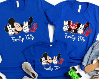 Matching Disney Family Trip 2026 Shirt, Minnie Mickey Head Disney Couple Sweatshirt, Disneyland Trip T-Shirt