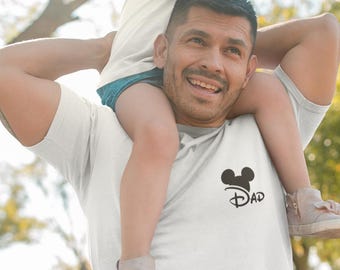 Mickey Dad Shirt, Disney Dad Trip Sweatshirt, Minimal Mickey Head Dad T-Shirt, Family Vacation Matching Sweatshirt, Disneylad Dad Trip