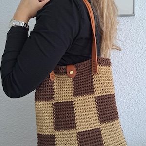TOTE BAG  - Tapestry crochet - Patrón de ganchillo