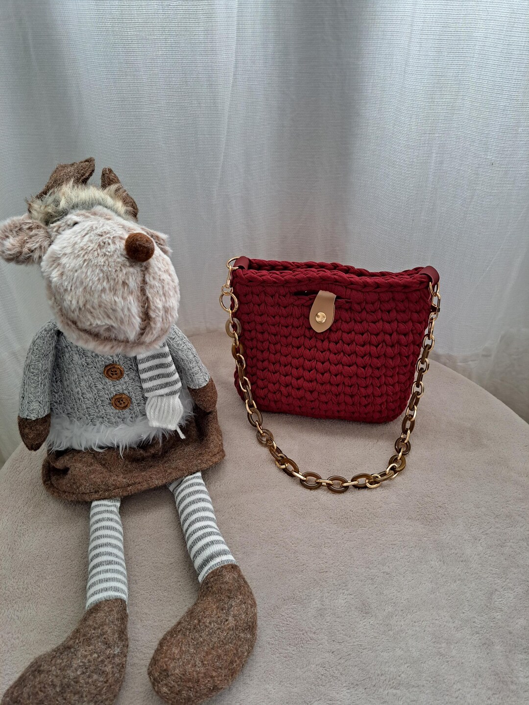 Handbag With Chain Handbag With Chain - Etsy