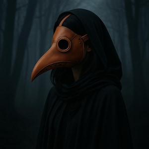 スチームパンク風ペスト医師マスク - 手作りゴシック仮面舞踏会コスチューム 画像 3