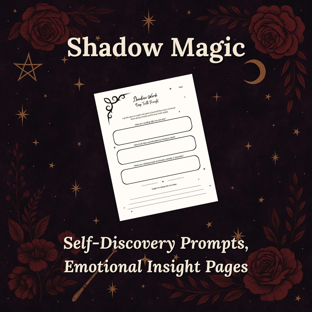 Truth Sheets Shadow Work Printable | Deep Truth Prompts | Hidden Patterns & Release ...