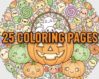 Kleurplaten spookachtig halloween, kinderactiviteit (pdf)