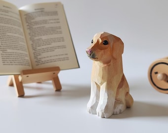 手彫りの木製犬の置物：バリ島の座り彫刻 - Etsy 日本