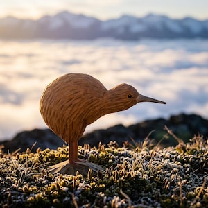 Wooden kiwi bird - Etsy 日本