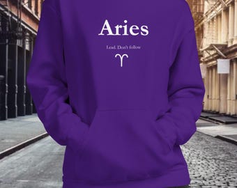Aries Zodiac Hoodie: Soft, Stylish, Cozy