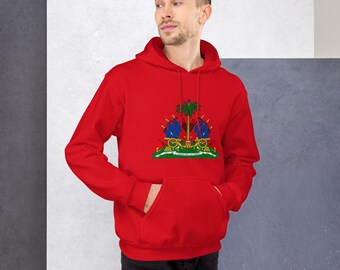 Haitian Flag Hoodie, Unisex Shirt, Men and Women