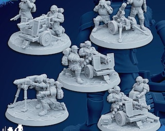Freedom Guard Heavy Support Weapons - Full Set - Ghamak
