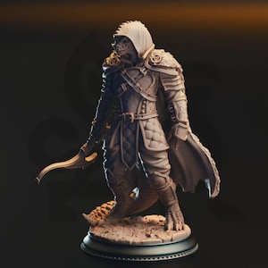Gelzik Pad-Foot – Guardabosques Dragonkin Negro - Alijo del DM