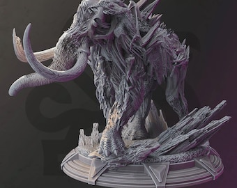 Miniatura de Besta Morta-Viva - Tjornir, Mamute Reanimado - DM Stash