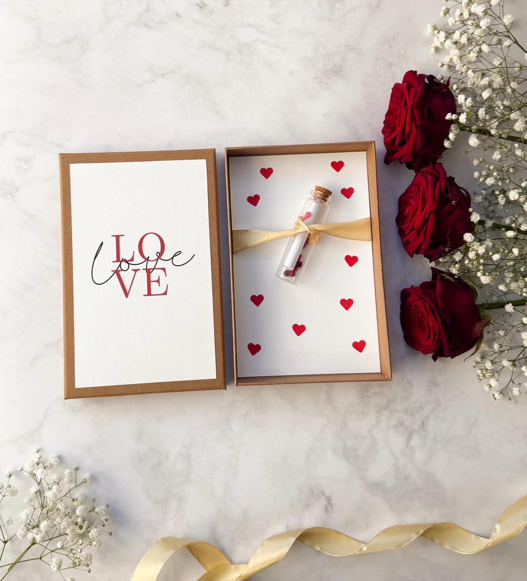 Anniversary Surprise Box With Message in a Bottle | >personalizable ...