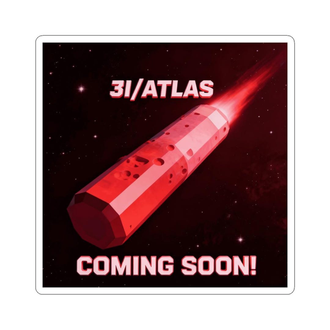 3i/atlas Comet Sticker - Etsy