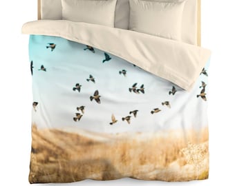 Custom Listing for Skyler, Birds Duvet Cover and Two Standard Shams