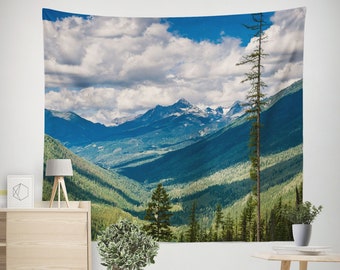 Canadian Rocky Mountains Tapestry, Scenic Mountain View