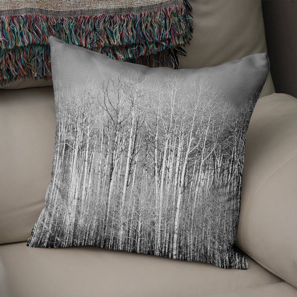 Modern Throw Pillow - Aspen Forest , Minimalist Decor, Colorado Home Decor, Colorado Throw Pillows, Gift for Mom